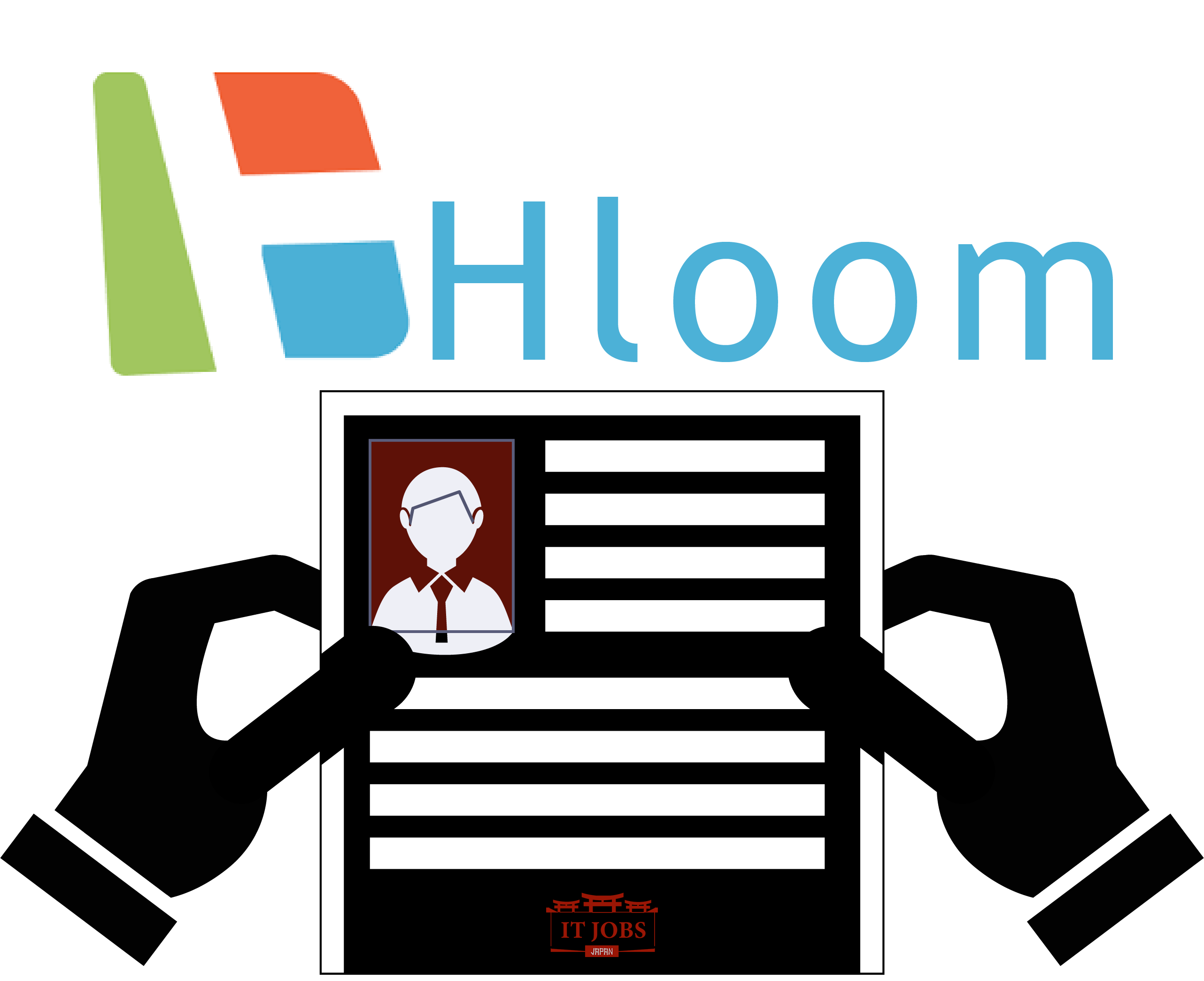 Create your front end developer resume using hloom